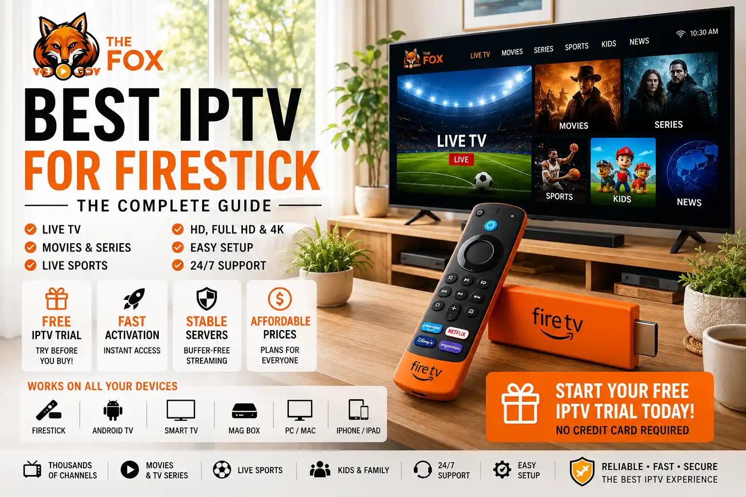 Best IPTV for Firestick