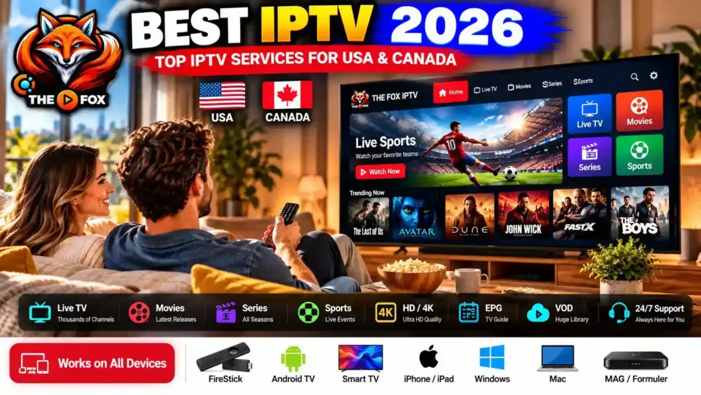 Best IPTV 2026 IPTV THE FOX