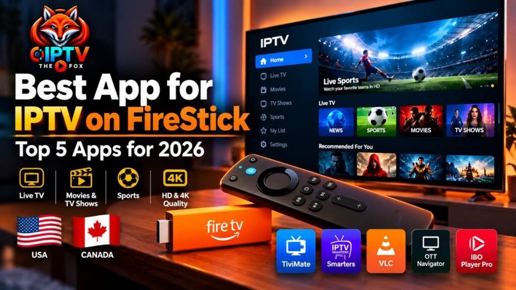 Best App for IPTV on FireStick iptv the fox